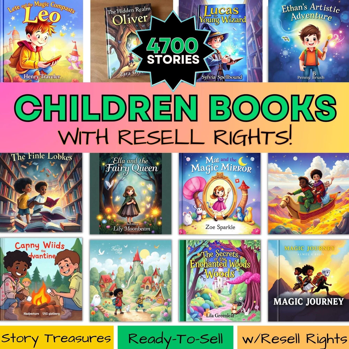 4700+ Legendary Children's eBooks & Stories with Resell Rights