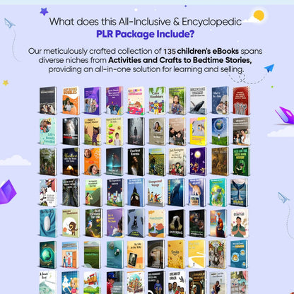 135 PLR Children's Books Goldmine + Bonuses