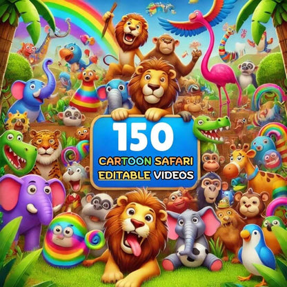 Cartoon Safari: 400+ Kids Stories & 150 Animated Videos | Volume 1