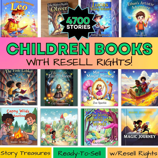 4700+ Legendary Children's eBooks & Stories with Resell Rights