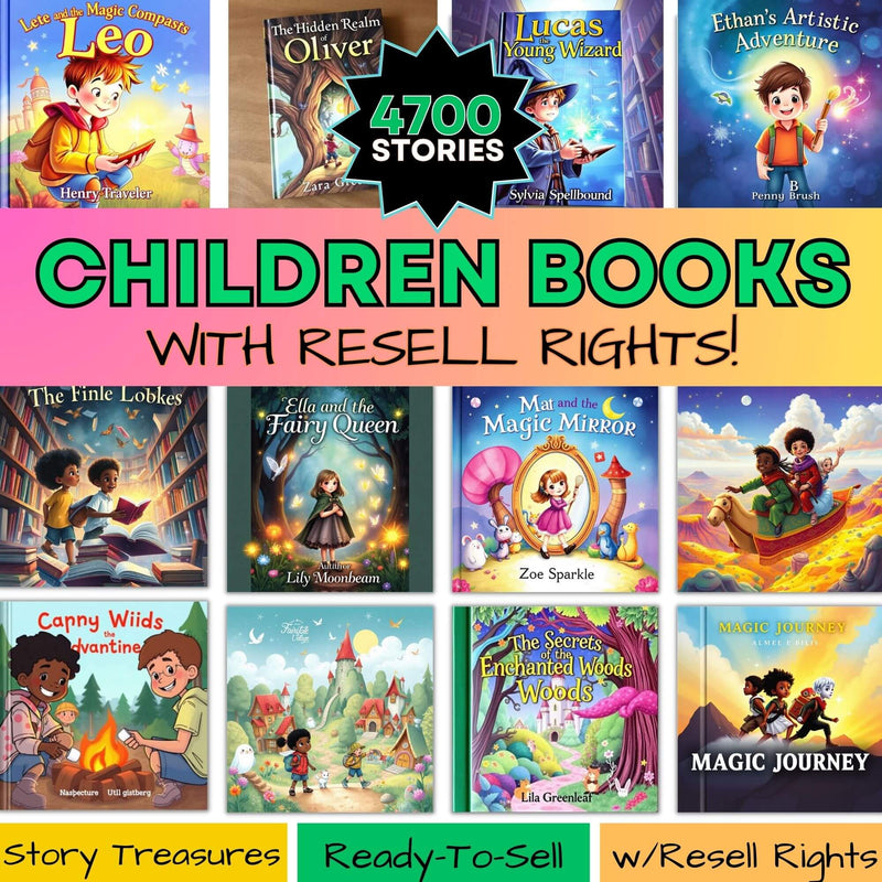 4700+ Legendary Children's eBooks & Stories with Resell Rights