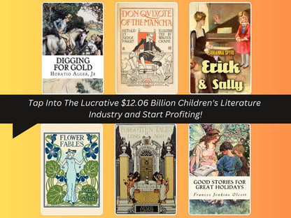 2500+ Children's eBooks & Stories with Complete PLR & MRR Resell Rights | Classic Children Tales | Bonus Included