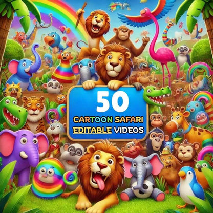 Cartoon Safari: 300+ Kids Stories & 50 Animated Videos | Volume 2