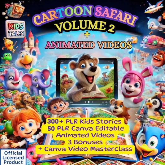 Cartoon Safari: 300+ Kids Stories & 50 Animated Videos | Volume 2