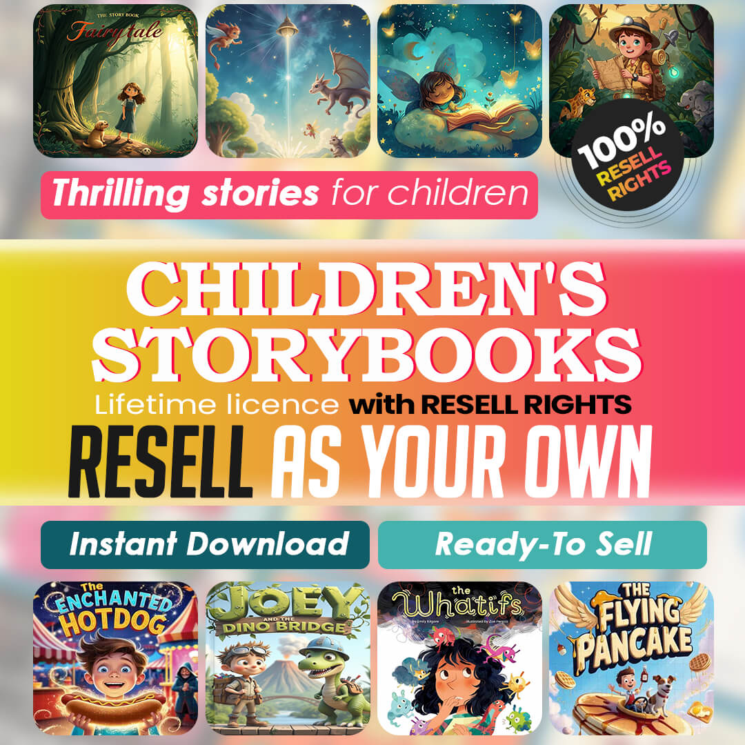 820 Anime Reels + 320 Fun Kids Adventures: Storybooks, Videos, & Editable Templates (Resell Rights Included)