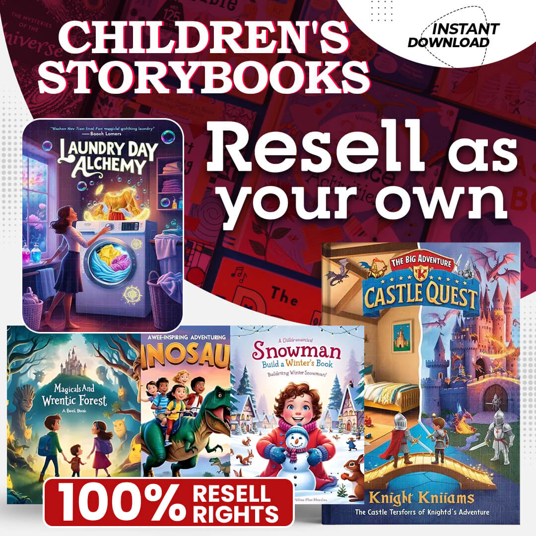 820 Anime Reels + 320 Fun Kids Adventures: Storybooks, Videos, & Editable Templates (Resell Rights Included)