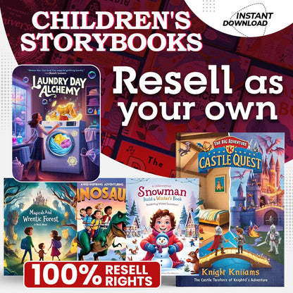 820 Anime Reels + 320 Fun Kids Adventures: Storybooks, Videos, & Editable Templates (Resell Rights Included)