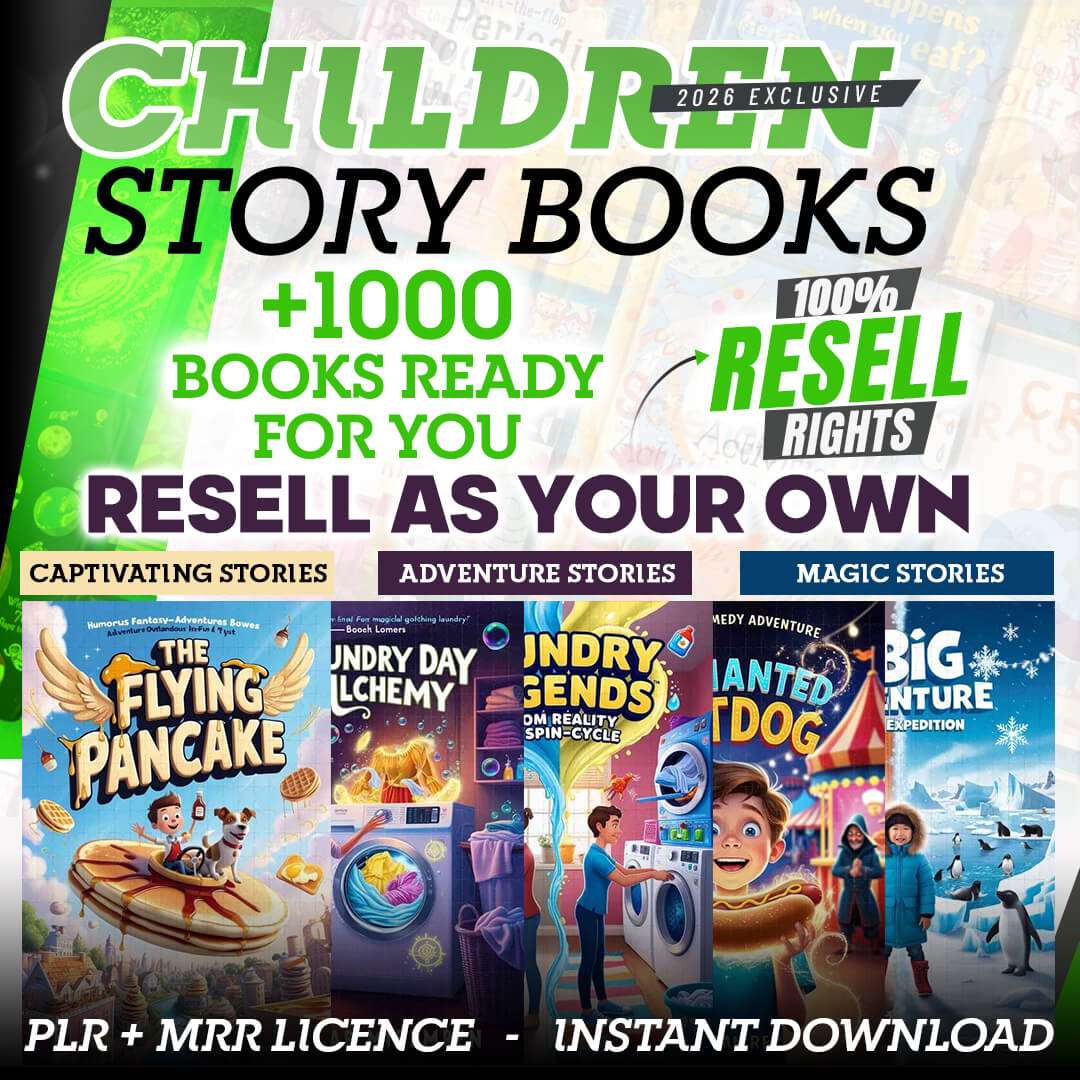 4700+ Legendary Children's eBooks & Stories with Resell Rights