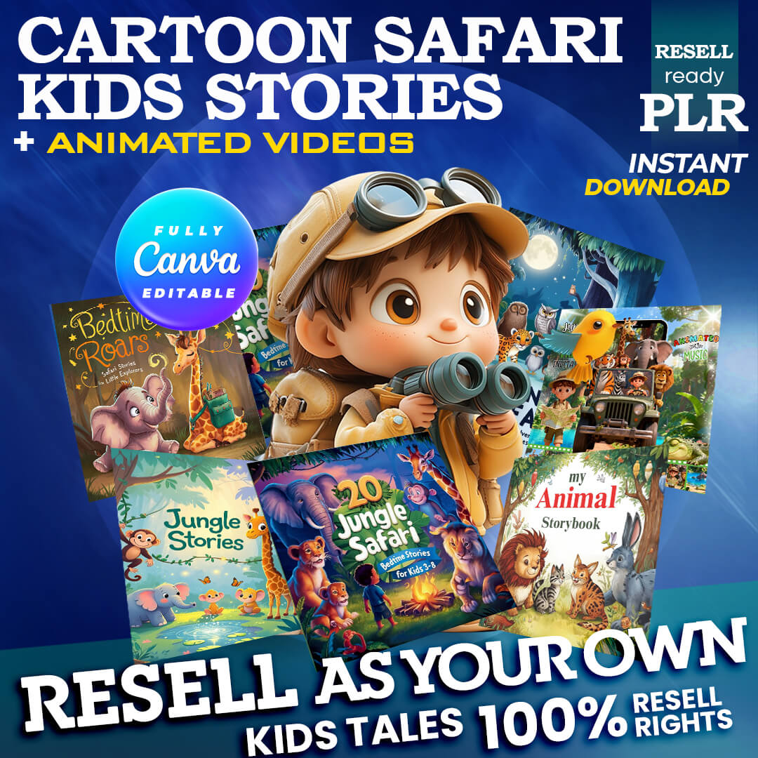 Cartoon Safari: 400+ Kids Stories & 150 Animated Videos | Volume 1
