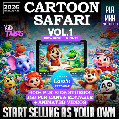 Cartoon Safari: 400+ Kids Stories & 150 Animated Videos | Volume 1