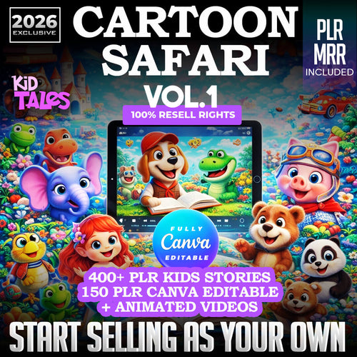 Cartoon Safari: 400+ Kids Stories & 150 Animated Videos | Volume 1