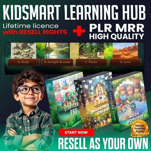 KidSmart Learning Hub with Unrestricted Resell Rights!