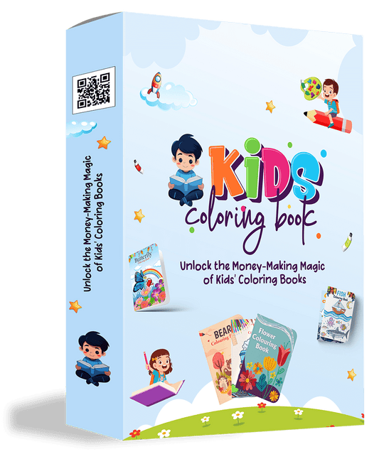 Kids Coloring Book with Unrestricted Resell Rights