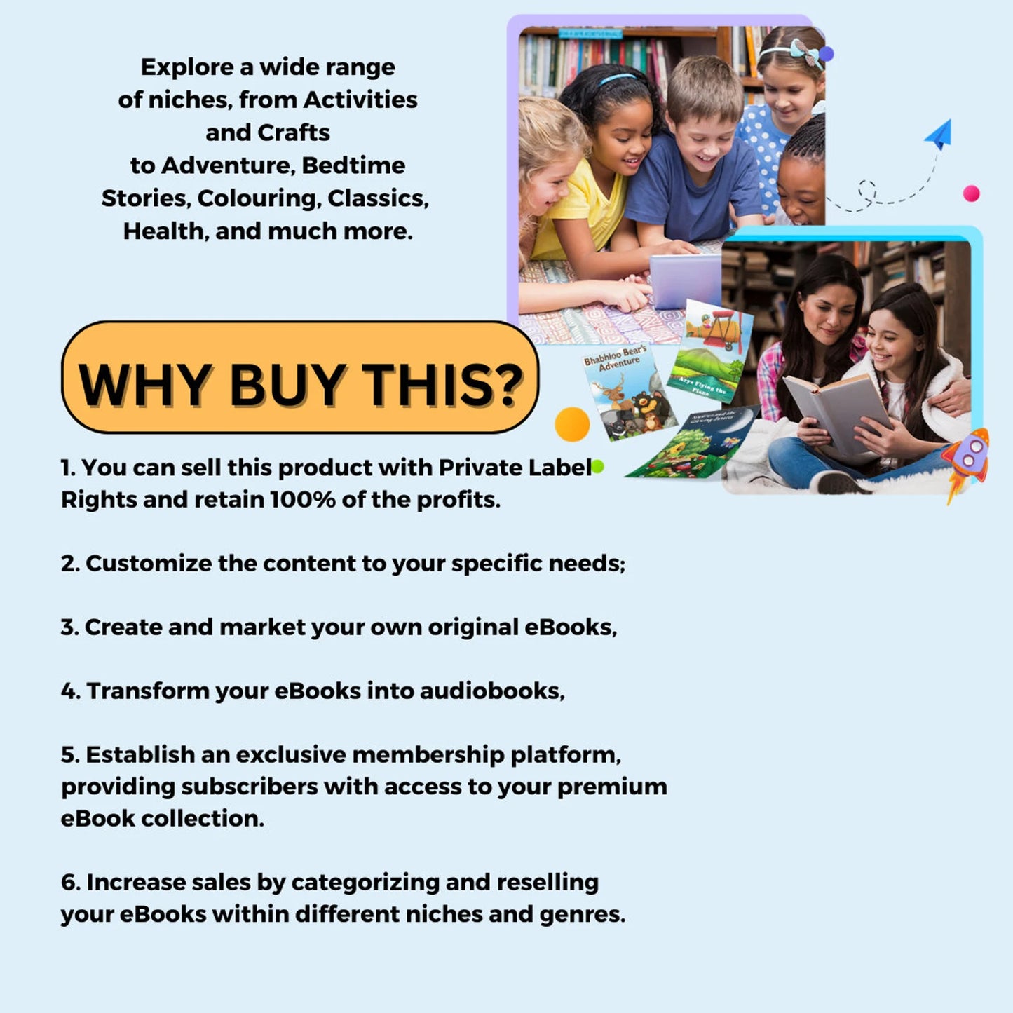 135 Children's eBooks Collection + Bonuses ( With Resell Rights)