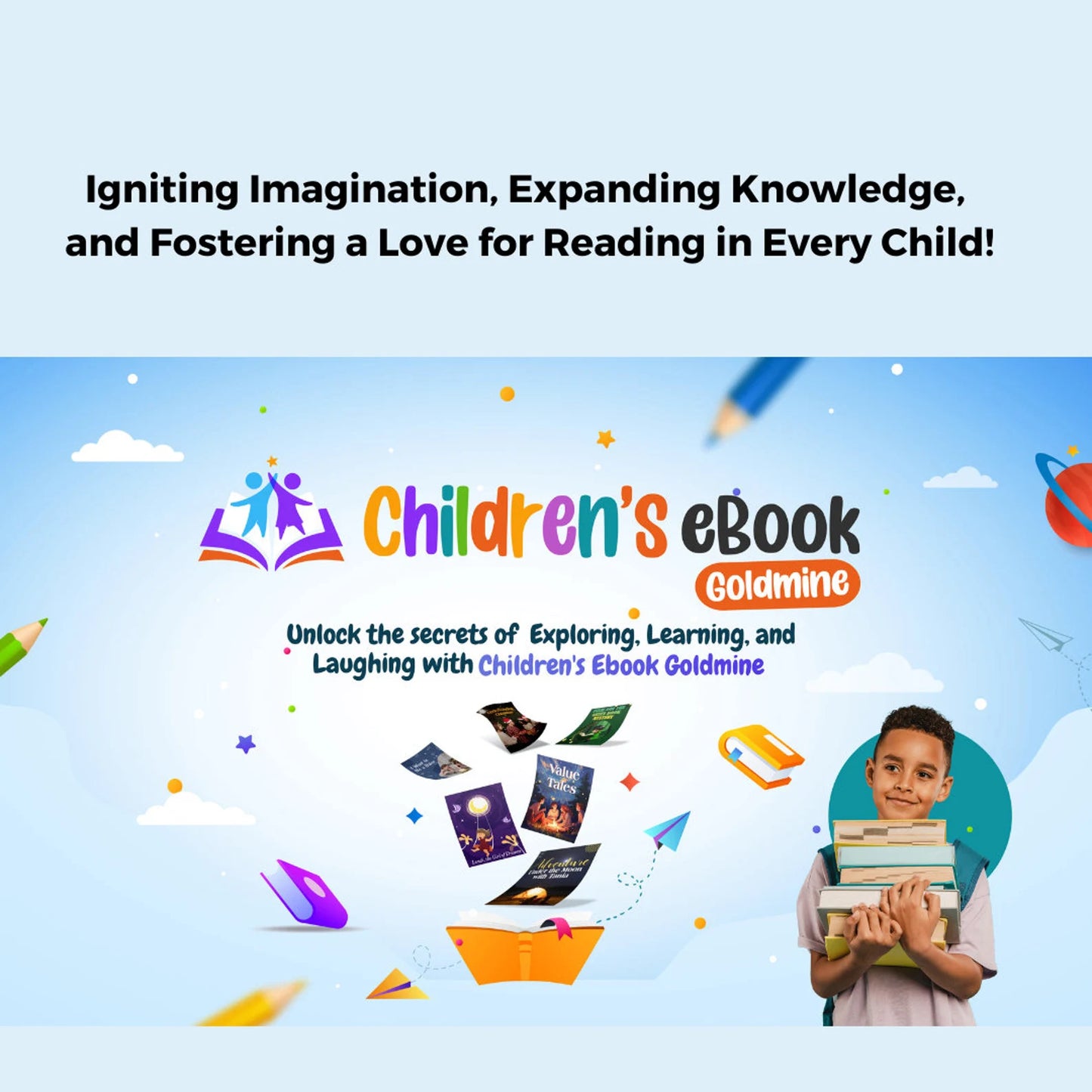 135 Children's eBooks Collection + Bonuses ( With Resell Rights)