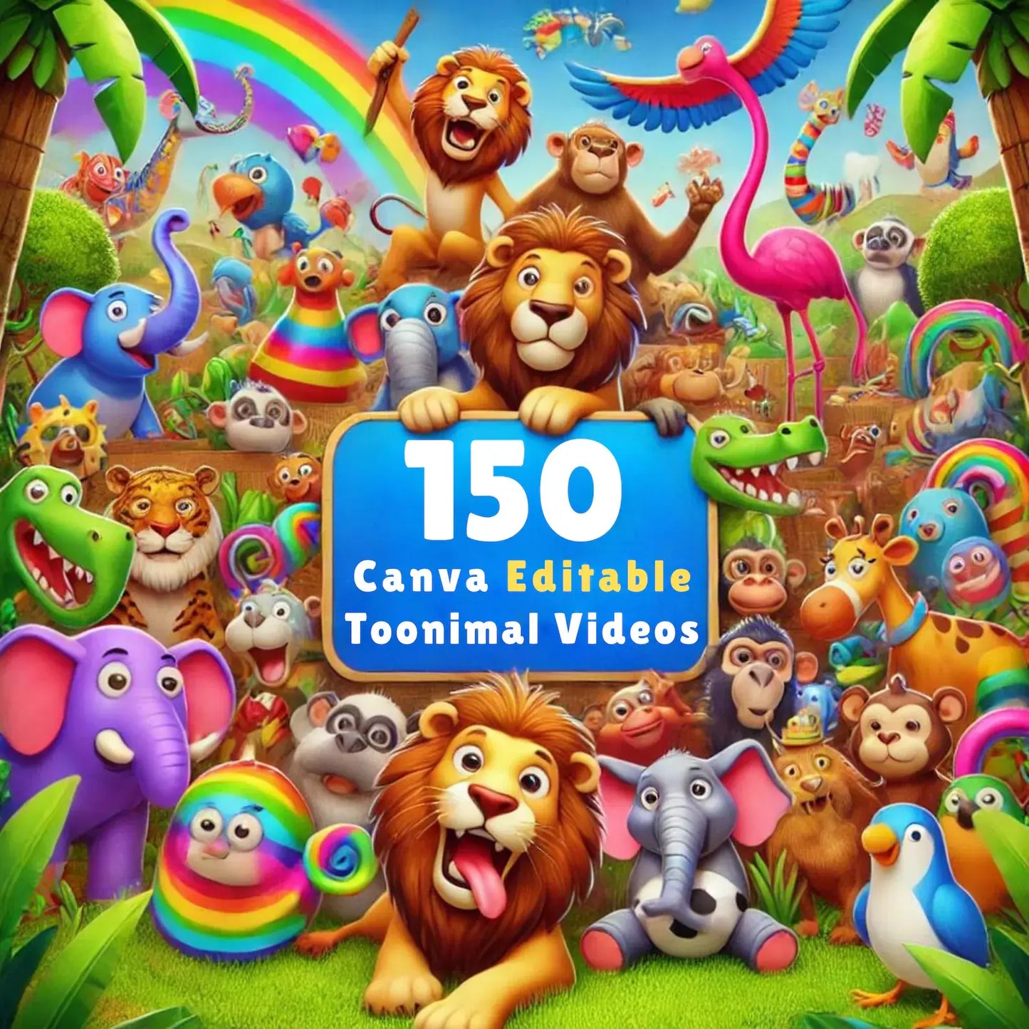 Toonimals: 900+ Kids Stories, eBooks & Animated Videos | Volume 1 & 2 Tales | Unrestricted PLR Resell Rights